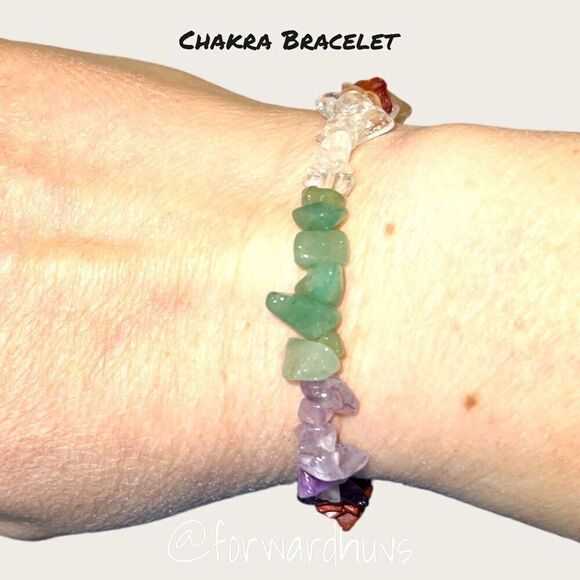 Bundle Sale 3 for $15 | Chakra Chip Stretch Bracelet - Picture 5 of 6